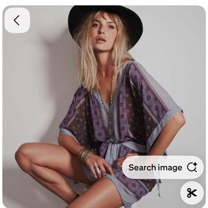 Free People xs Chic Purple Kimono Dress